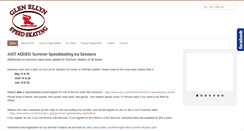 Desktop Screenshot of glenellynspeedskating.org